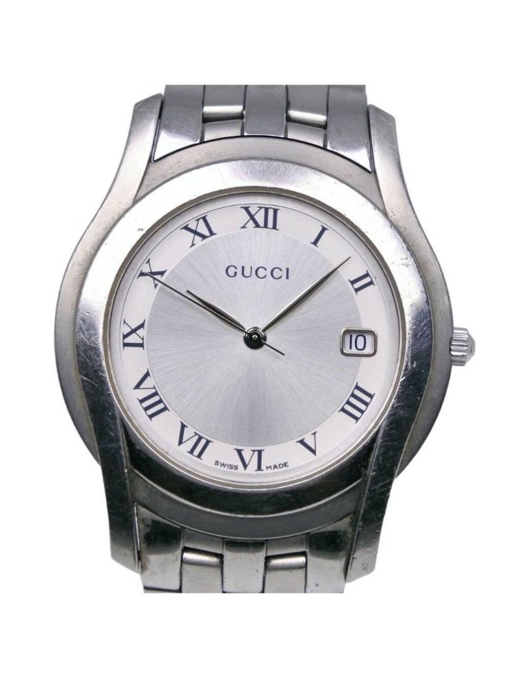 Gucci Class Stainless Steel Silver Quartz Analog Display Dial Watch - Picture 1 of 8